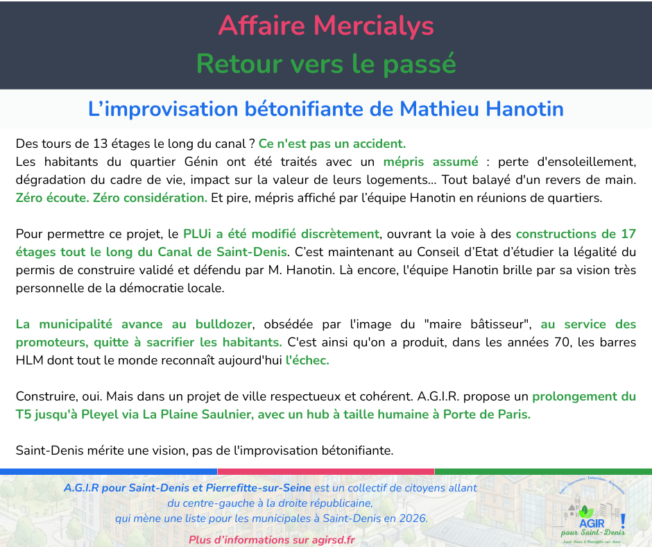 Affaire Mercialys : retour vers le passé